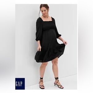 Maternity smocked dress